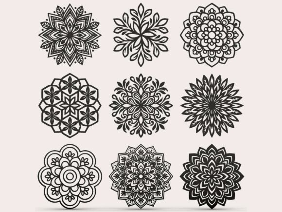 Download Elegant Floral Mandala Collection Vol. 3 - Mandala collection Collection